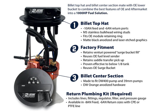 DW NEW X2 MODULE FOR 6TH GEN CAMARO - No Pumps
